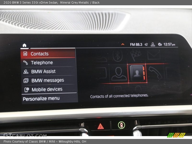 Mineral Grey Metallic / Black 2020 BMW 3 Series 330i xDrive Sedan