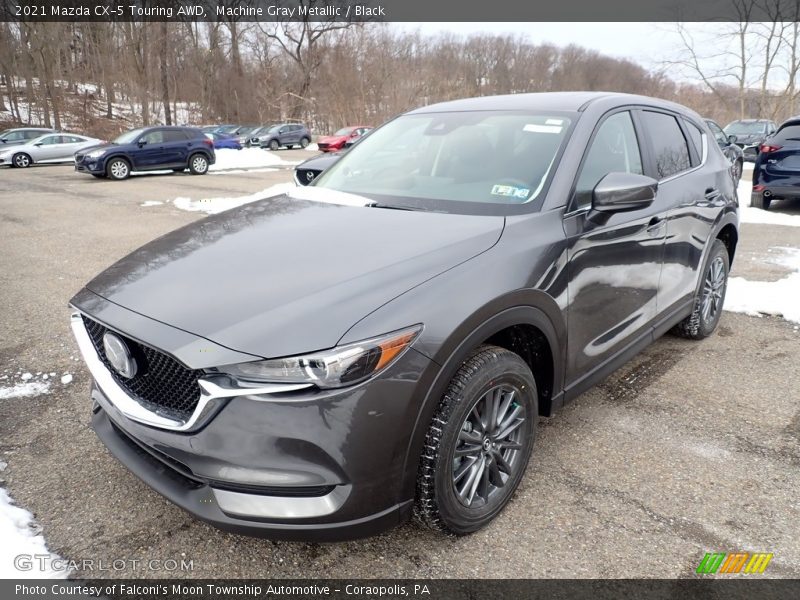 Machine Gray Metallic / Black 2021 Mazda CX-5 Touring AWD