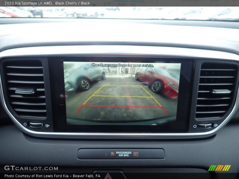 Black Cherry / Black 2021 Kia Sportage LX AWD