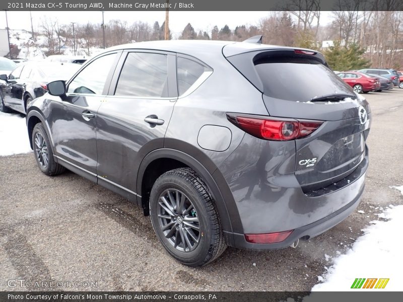 Machine Gray Metallic / Black 2021 Mazda CX-5 Touring AWD