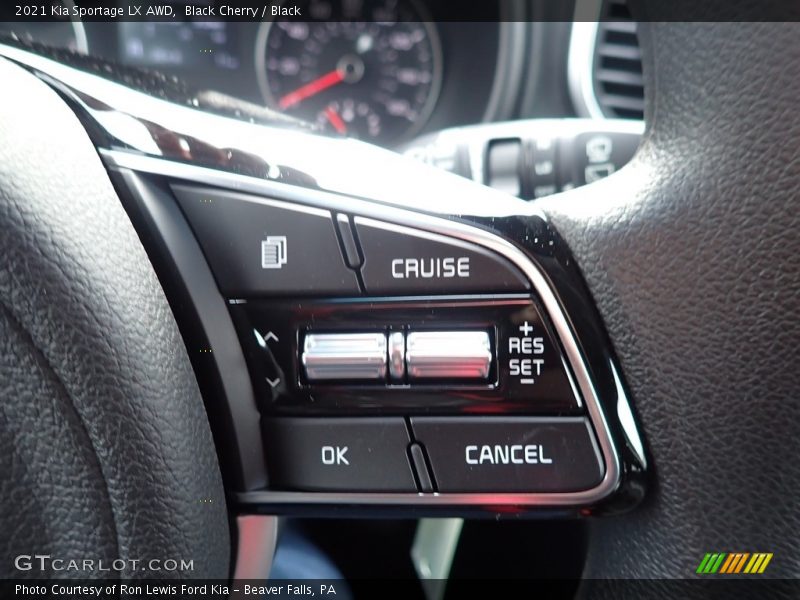 Black Cherry / Black 2021 Kia Sportage LX AWD