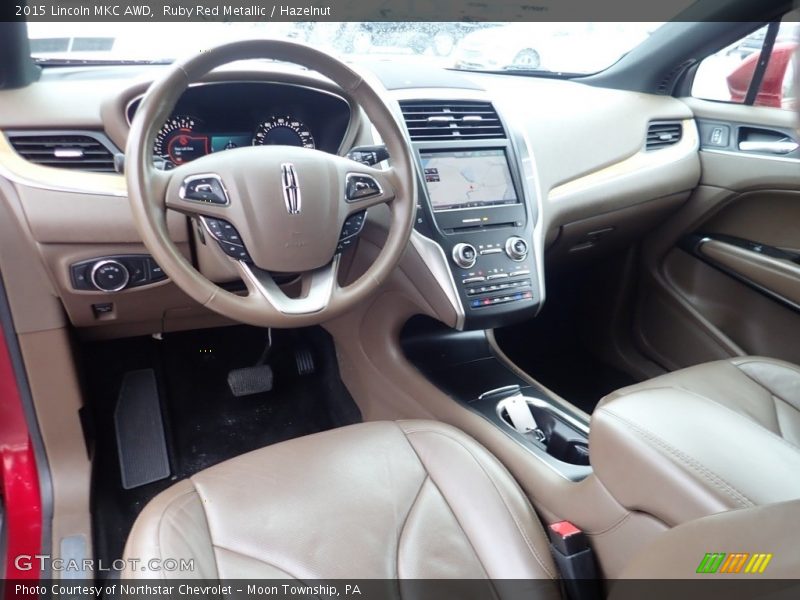 Ruby Red Metallic / Hazelnut 2015 Lincoln MKC AWD