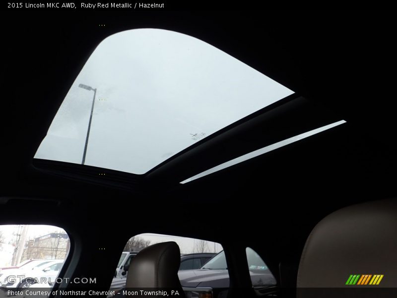 Ruby Red Metallic / Hazelnut 2015 Lincoln MKC AWD
