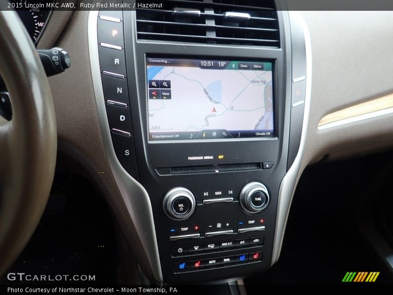 Ruby Red Metallic / Hazelnut 2015 Lincoln MKC AWD