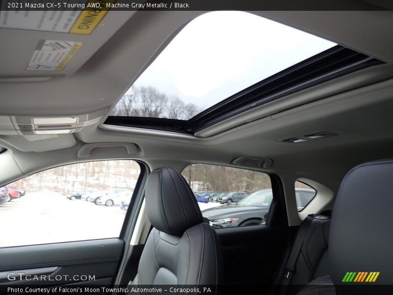 Machine Gray Metallic / Black 2021 Mazda CX-5 Touring AWD