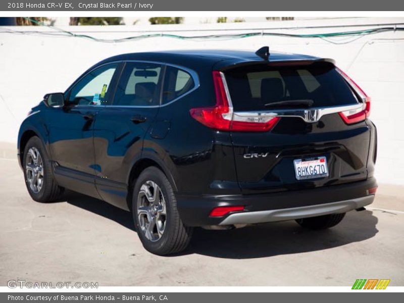 Crystal Black Pearl / Ivory 2018 Honda CR-V EX