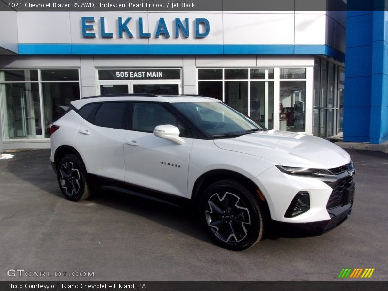 Iridescent Pearl Tricoat / Jet Black 2021 Chevrolet Blazer RS AWD