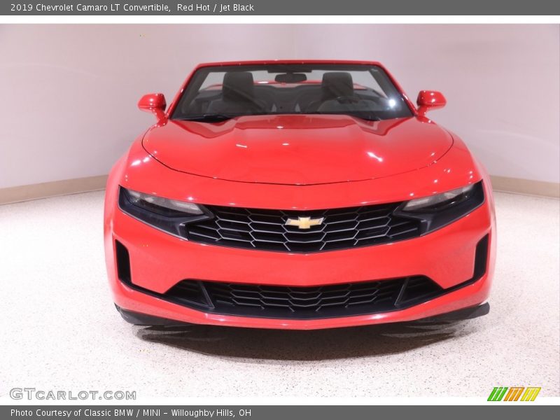 Red Hot / Jet Black 2019 Chevrolet Camaro LT Convertible