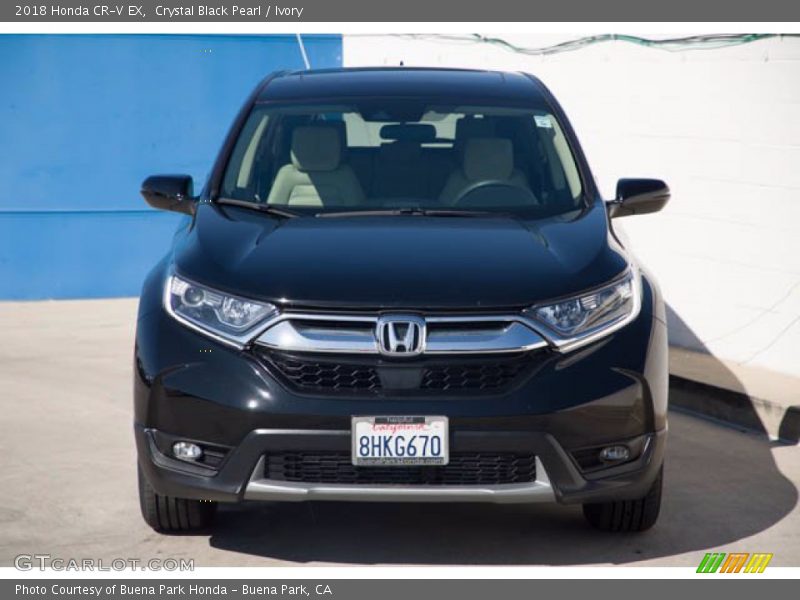 Crystal Black Pearl / Ivory 2018 Honda CR-V EX
