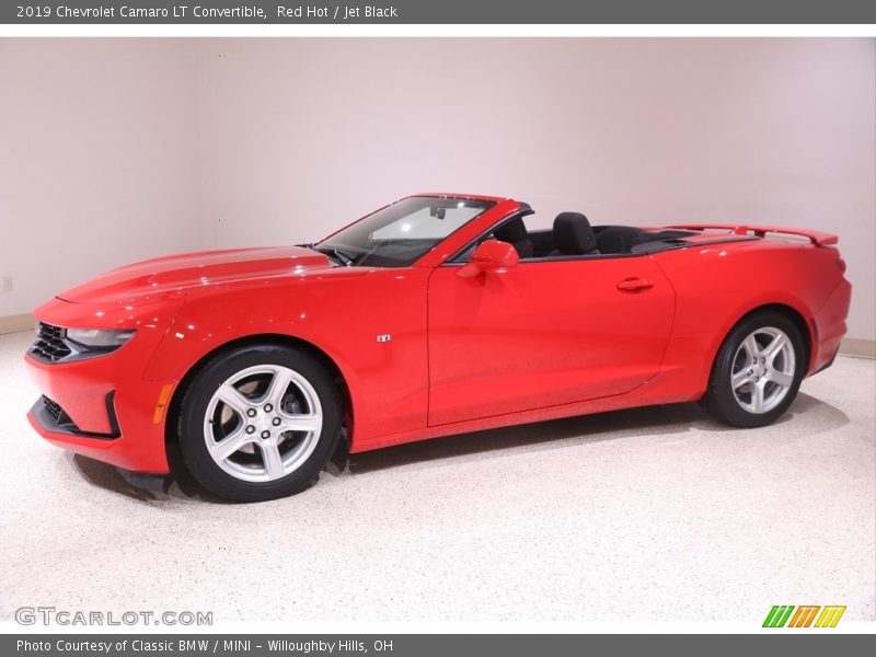 Red Hot / Jet Black 2019 Chevrolet Camaro LT Convertible