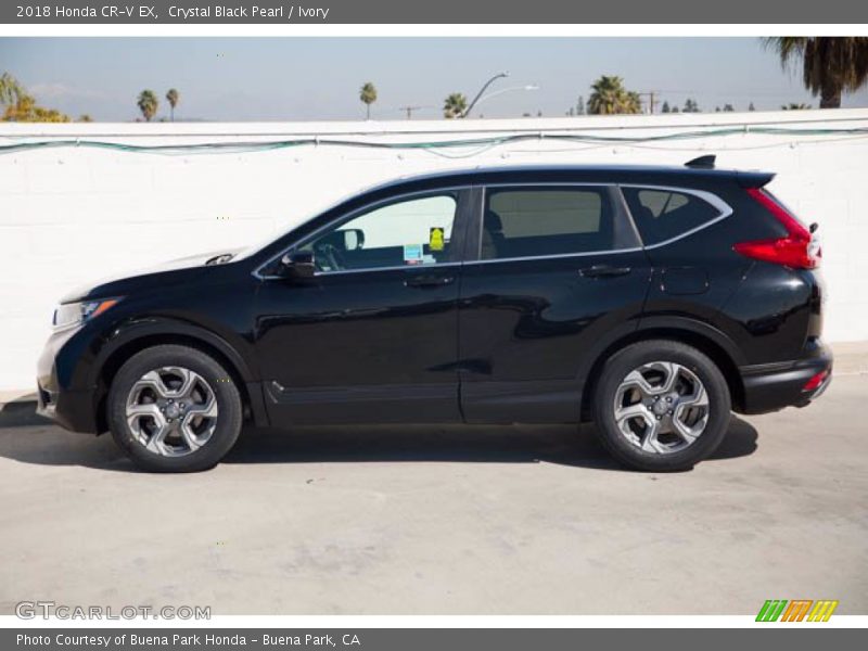 Crystal Black Pearl / Ivory 2018 Honda CR-V EX