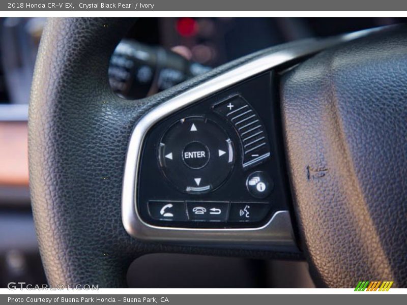 Crystal Black Pearl / Ivory 2018 Honda CR-V EX