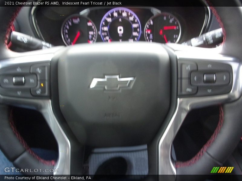 Iridescent Pearl Tricoat / Jet Black 2021 Chevrolet Blazer RS AWD