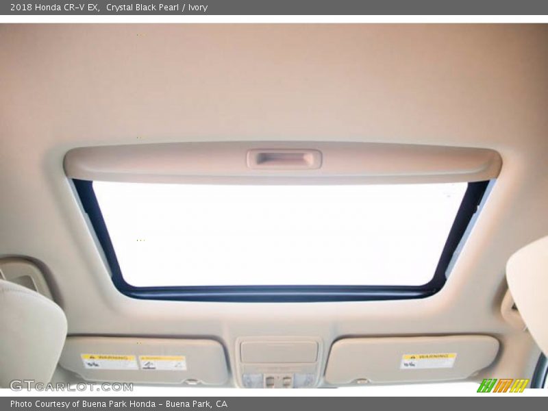 Crystal Black Pearl / Ivory 2018 Honda CR-V EX