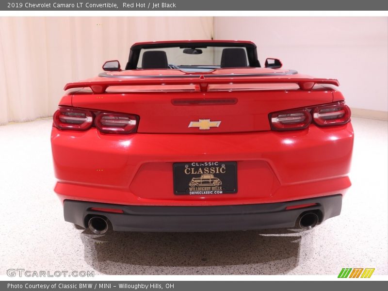 Red Hot / Jet Black 2019 Chevrolet Camaro LT Convertible