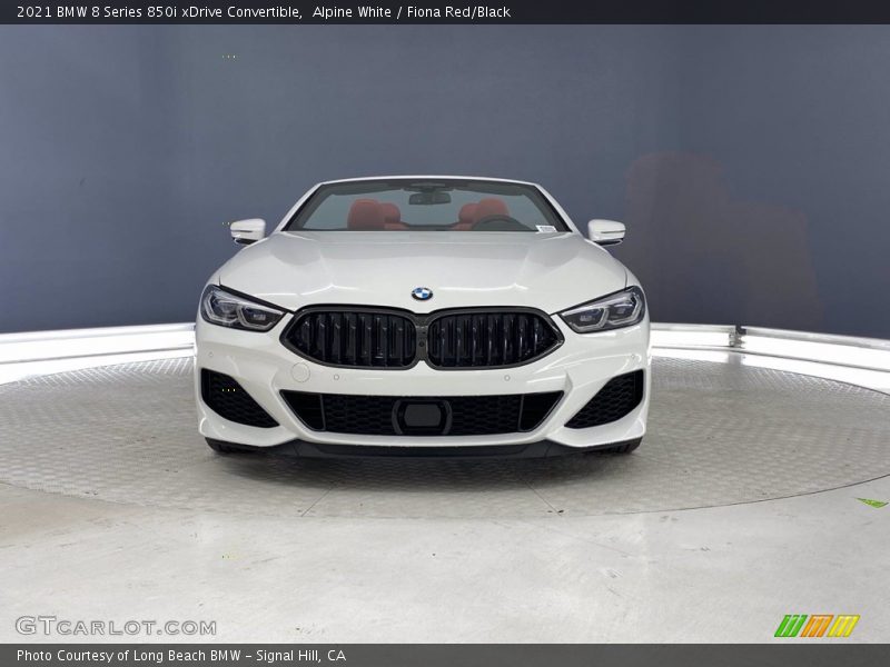 Alpine White / Fiona Red/Black 2021 BMW 8 Series 850i xDrive Convertible