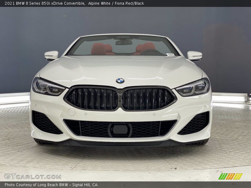 Alpine White / Fiona Red/Black 2021 BMW 8 Series 850i xDrive Convertible