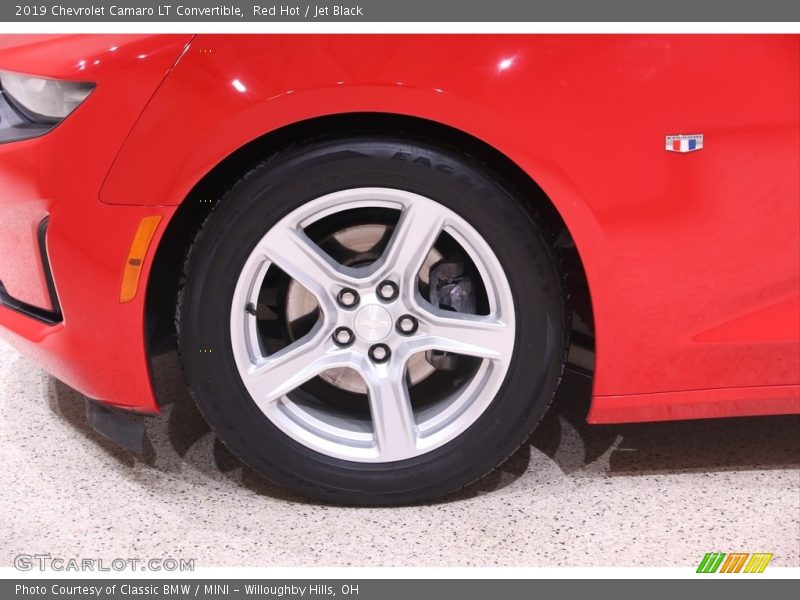 Red Hot / Jet Black 2019 Chevrolet Camaro LT Convertible