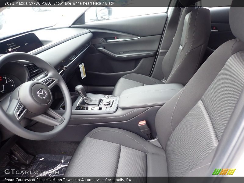 Snowflake White Pearl Mica / Black 2021 Mazda CX-30 AWD