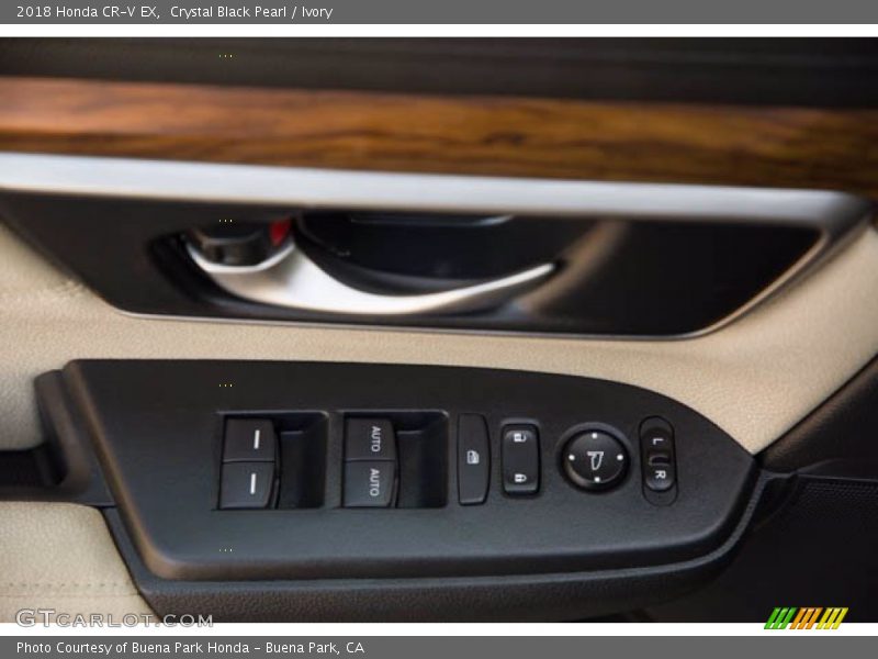 Crystal Black Pearl / Ivory 2018 Honda CR-V EX