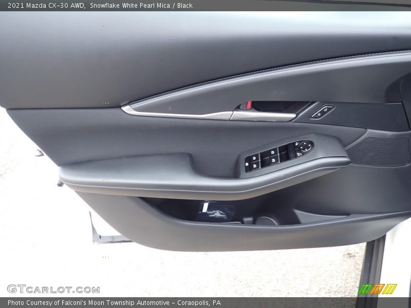 Snowflake White Pearl Mica / Black 2021 Mazda CX-30 AWD