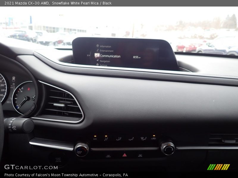 Snowflake White Pearl Mica / Black 2021 Mazda CX-30 AWD