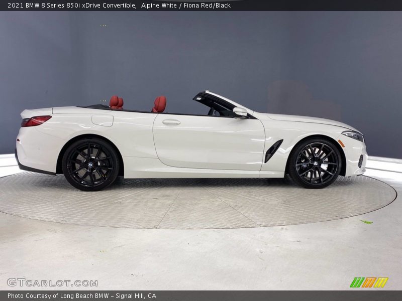 Alpine White / Fiona Red/Black 2021 BMW 8 Series 850i xDrive Convertible