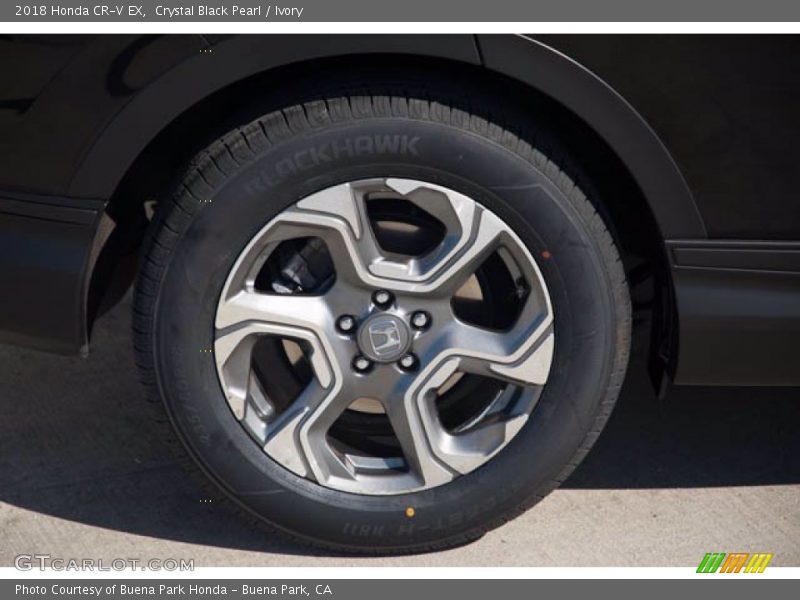 Crystal Black Pearl / Ivory 2018 Honda CR-V EX