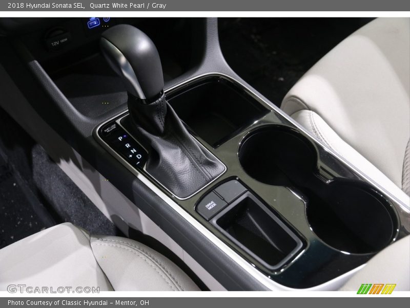 Quartz White Pearl / Gray 2018 Hyundai Sonata SEL