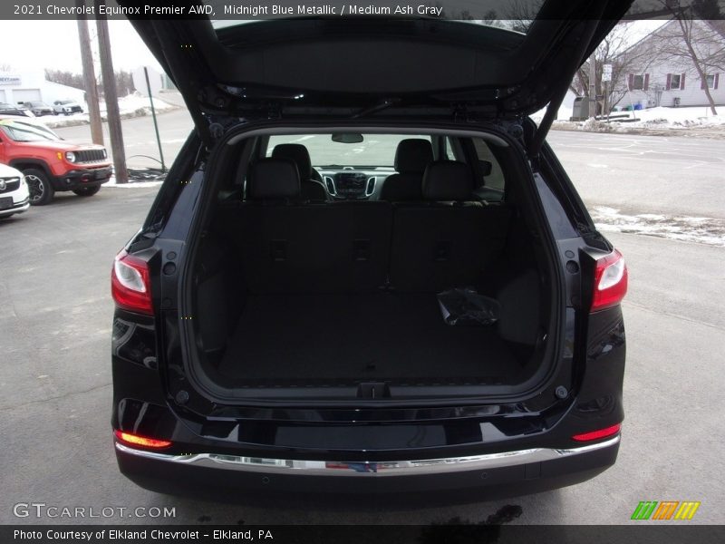 Midnight Blue Metallic / Medium Ash Gray 2021 Chevrolet Equinox Premier AWD
