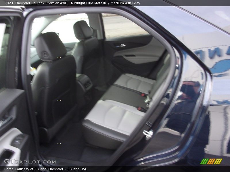 Midnight Blue Metallic / Medium Ash Gray 2021 Chevrolet Equinox Premier AWD
