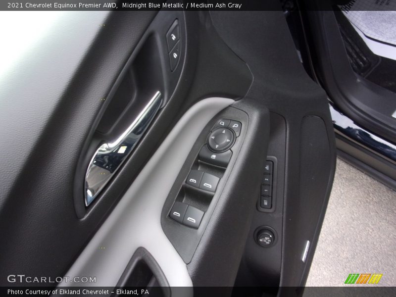 Midnight Blue Metallic / Medium Ash Gray 2021 Chevrolet Equinox Premier AWD