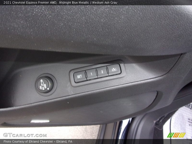 Midnight Blue Metallic / Medium Ash Gray 2021 Chevrolet Equinox Premier AWD