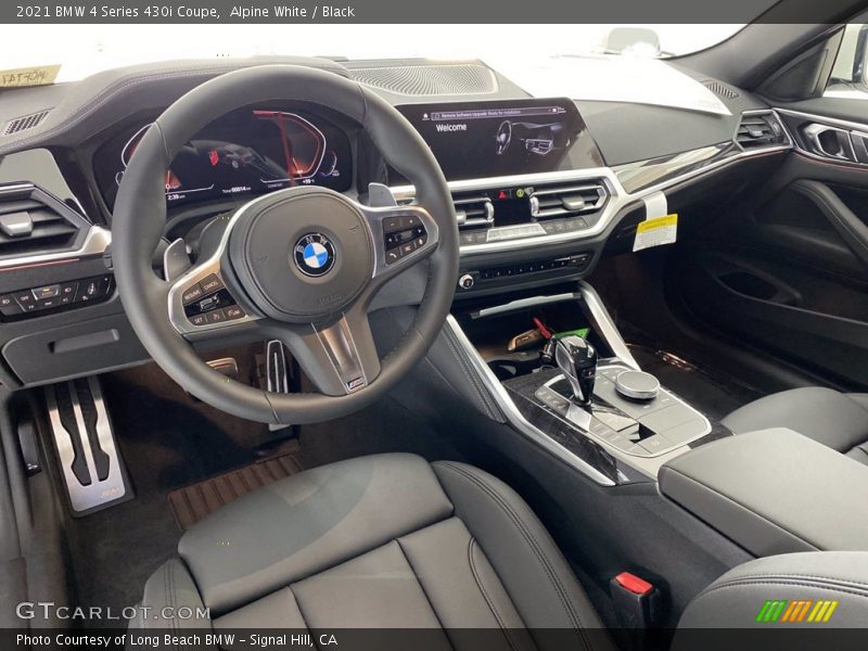 Alpine White / Black 2021 BMW 4 Series 430i Coupe