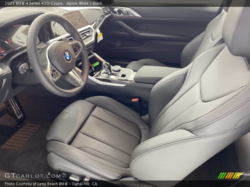 Alpine White / Black 2021 BMW 4 Series 430i Coupe