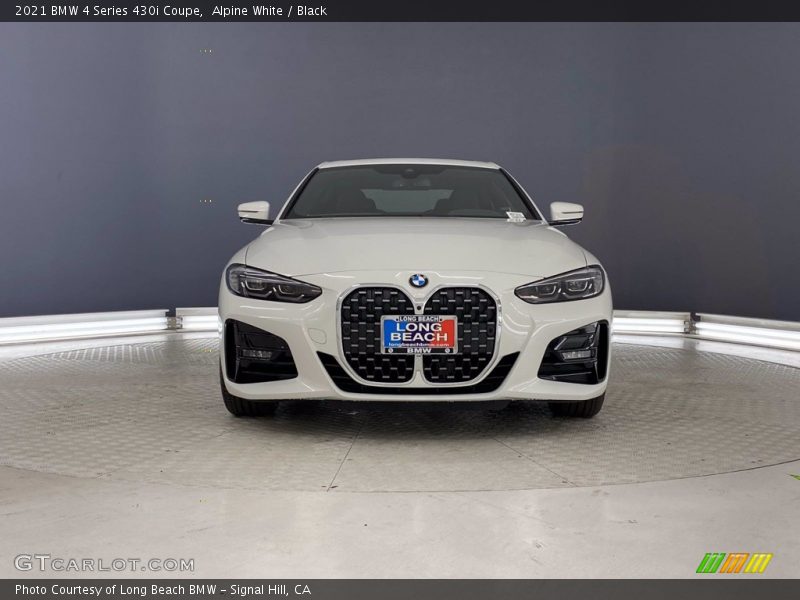 Alpine White / Black 2021 BMW 4 Series 430i Coupe