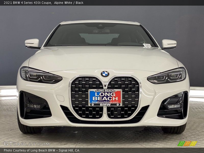 Alpine White / Black 2021 BMW 4 Series 430i Coupe