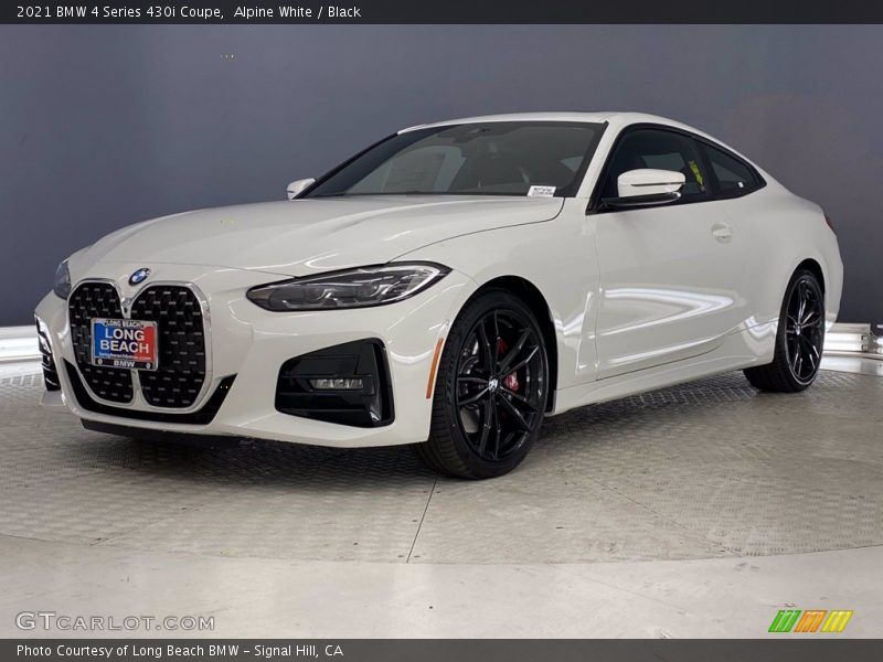Alpine White / Black 2021 BMW 4 Series 430i Coupe