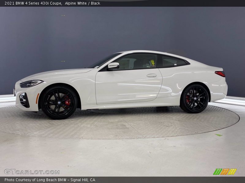 Alpine White / Black 2021 BMW 4 Series 430i Coupe