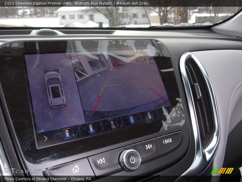 Midnight Blue Metallic / Medium Ash Gray 2021 Chevrolet Equinox Premier AWD