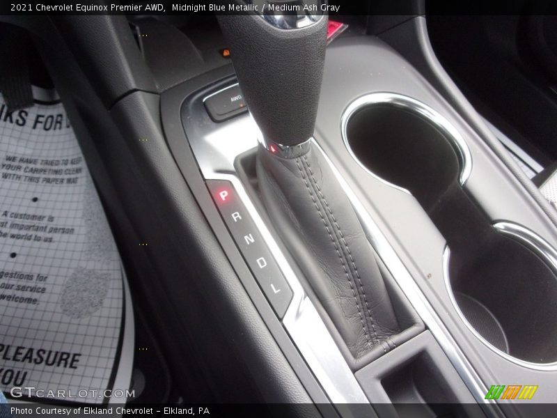 Midnight Blue Metallic / Medium Ash Gray 2021 Chevrolet Equinox Premier AWD