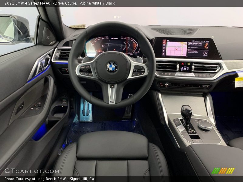 Alpine White / Black 2021 BMW 4 Series M440i xDrive Coupe