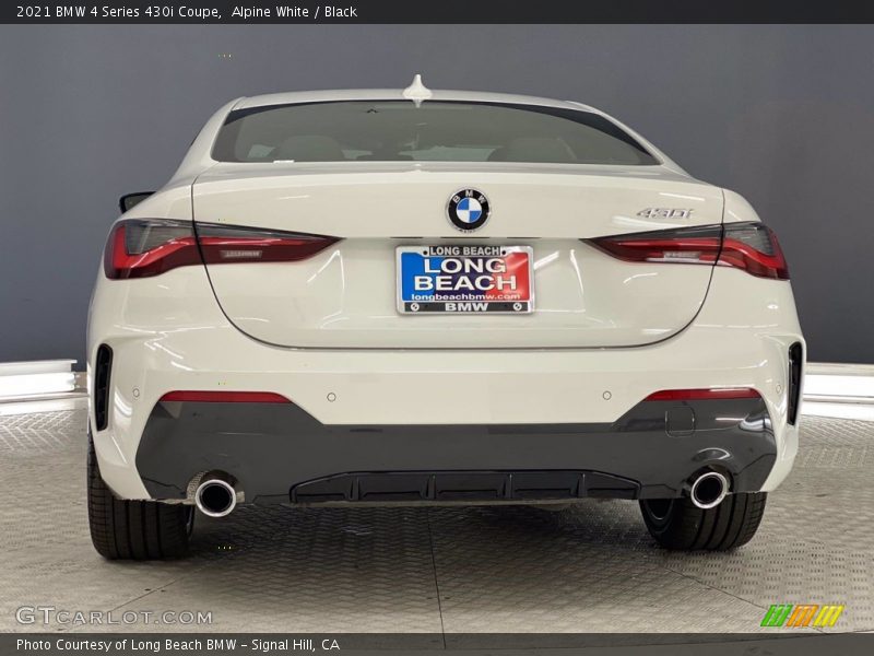 Alpine White / Black 2021 BMW 4 Series 430i Coupe