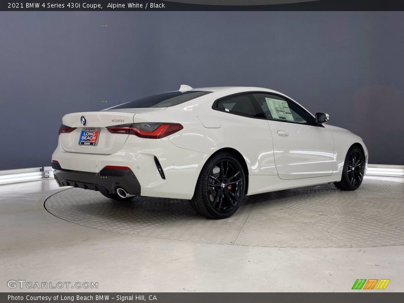 Alpine White / Black 2021 BMW 4 Series 430i Coupe