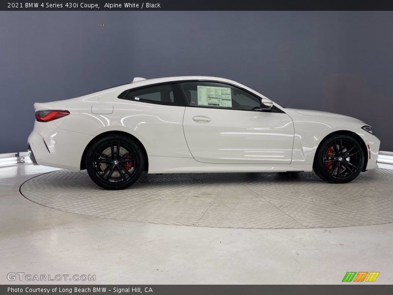 Alpine White / Black 2021 BMW 4 Series 430i Coupe