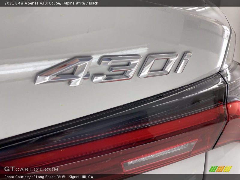 Alpine White / Black 2021 BMW 4 Series 430i Coupe