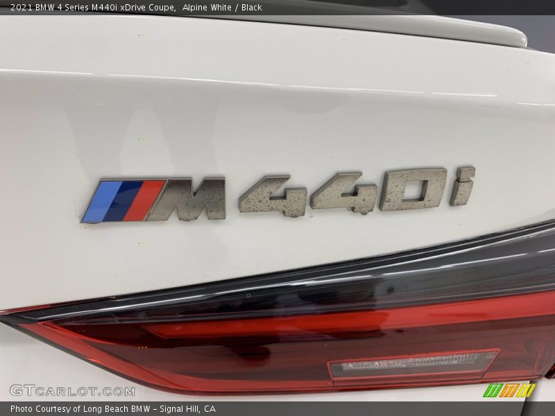 Alpine White / Black 2021 BMW 4 Series M440i xDrive Coupe