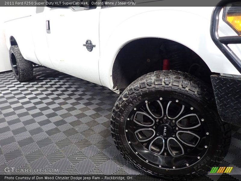 Oxford White / Steel Gray 2011 Ford F250 Super Duty XLT SuperCab 4x4