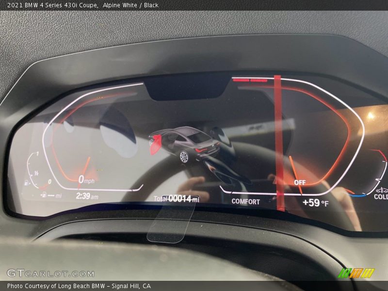 Alpine White / Black 2021 BMW 4 Series 430i Coupe