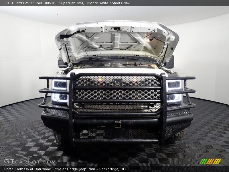 Oxford White / Steel Gray 2011 Ford F250 Super Duty XLT SuperCab 4x4